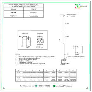 poste tubular